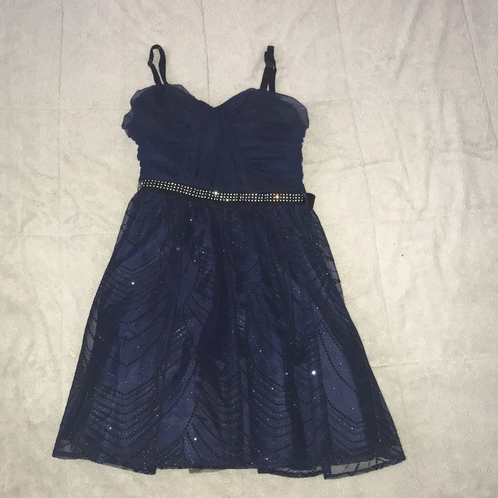 Formal navy blue dress!